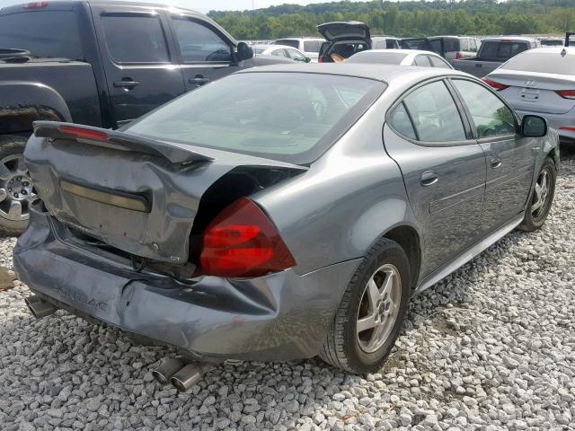 2G2WS522X41331067 - 2004 PONTIAC GRAND PRIX GRAY photo 4