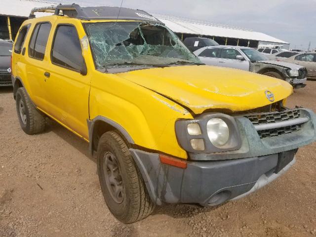 5N1ED28T34C609734 - 2004 NISSAN XTERRA XE YELLOW photo 1