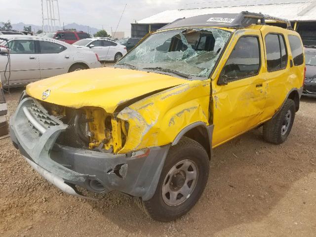 5N1ED28T34C609734 - 2004 NISSAN XTERRA XE YELLOW photo 2