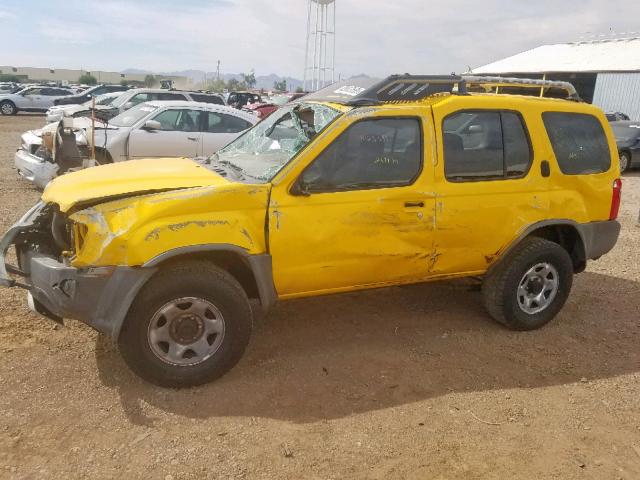 5N1ED28T34C609734 - 2004 NISSAN XTERRA XE YELLOW photo 9