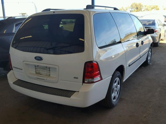 2FMZA51697BA00622 - 2007 FORD FREESTAR S WHITE photo 4