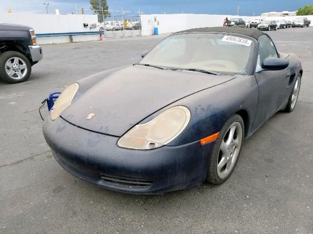 WP0CA2981XU626366 - 1999 PORSCHE BOXSTER BLUE photo 2