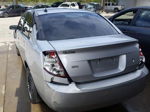 1G8AJ55FX6Z129616 - 2006 SATURN ION LEVEL SILVER photo 3