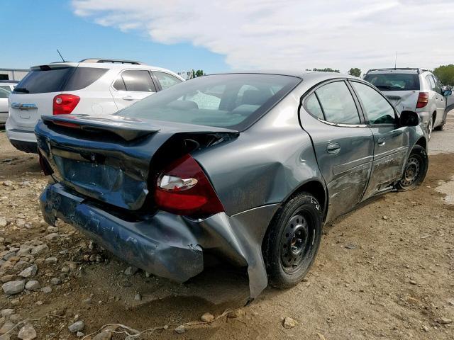 2G2WP522651124260 - 2005 PONTIAC GRAND PRIX GRAY photo 4