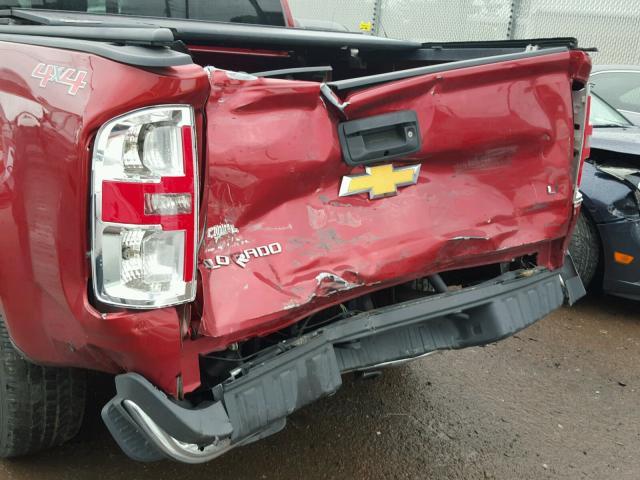 1GCGTCE34G1136016 - 2016 CHEVROLET COLORADO L RED photo 9