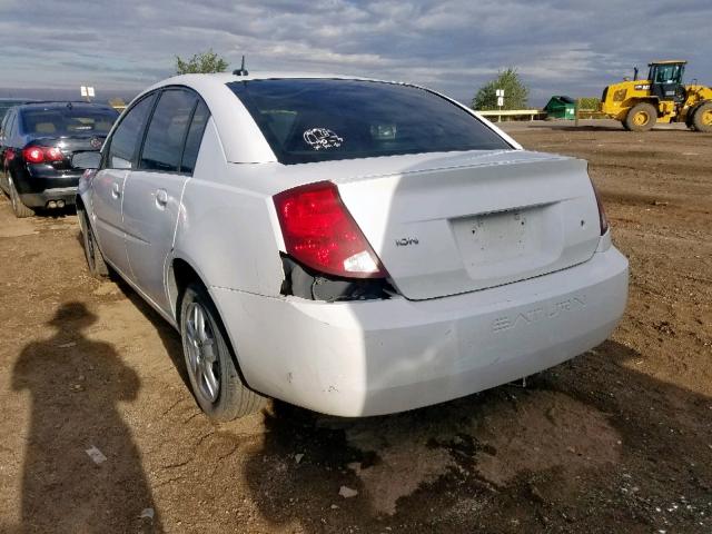 1G8AJ55F07Z103916 - 2007 SATURN ION LEVEL WHITE photo 3