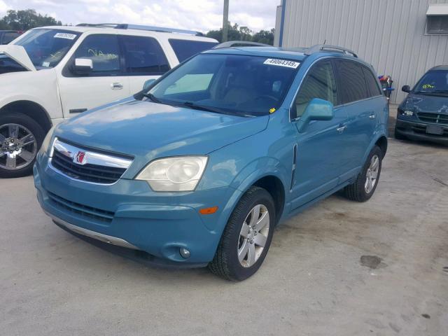 3GSCL537X8S614721 - 2008 SATURN VUE XR TEAL photo 2