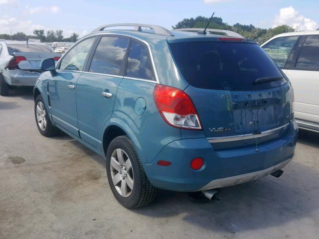 3GSCL537X8S614721 - 2008 SATURN VUE XR TEAL photo 3