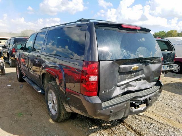 1GNSKJE35BR189536 - 2011 CHEVROLET SUBURBAN K GRAY photo 3