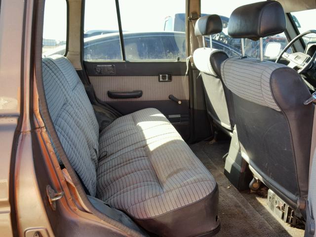 JT3FJ60G4H1139937 - 1987 TOYOTA LAND CRUIS BROWN photo 6