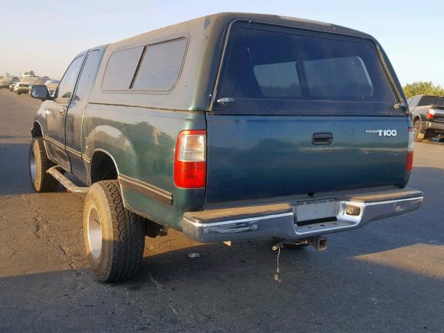 JT4UN22DXV0040513 - 1997 TOYOTA T100 XTRAC GREEN photo 3