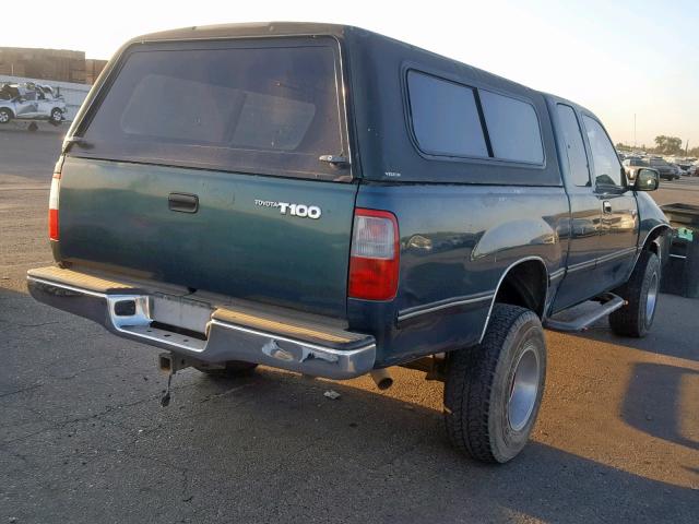 JT4UN22DXV0040513 - 1997 TOYOTA T100 XTRAC GREEN photo 4