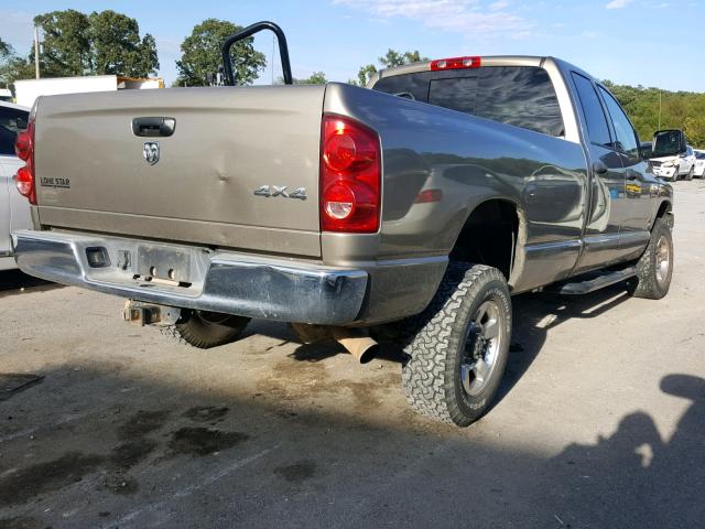 3D7KS28A37G823920 - 2007 DODGE RAM 2500 S GOLD photo 4