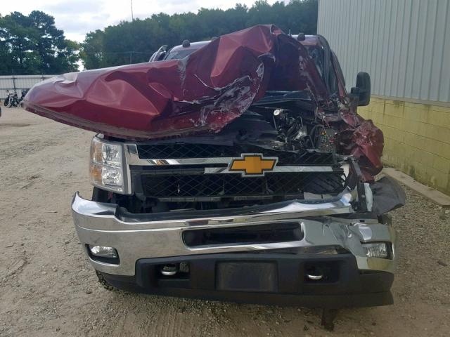 1GC2KYCG5DZ117584 - 2013 CHEVROLET SILVERADO RED photo 7