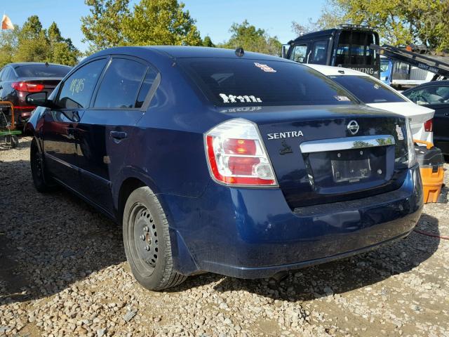 3N1AB6AP7AL650464 - 2010 NISSAN SENTRA 2.0 BLUE photo 3