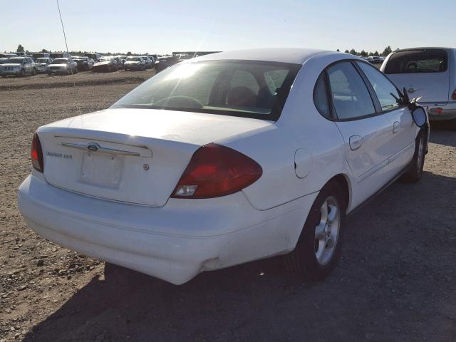 1FAFP55U7YG243389 - 2000 FORD TAURUS SES WHITE photo 4