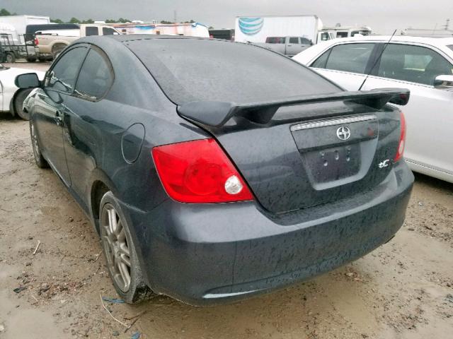 JTKDE167660126345 - 2006 TOYOTA SCION TC ნაცრისფერი ფოტო 3