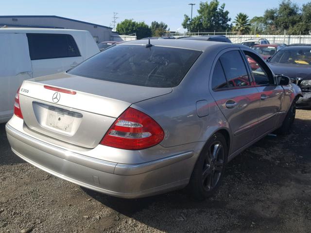 WDBUF56J16A942928 - 2006 MERCEDES-BENZ E 350 GRAY photo 4