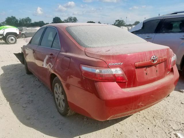 JTNBE46K173036715 - 2007 TOYOTA CAMRY NEW RED photo 3