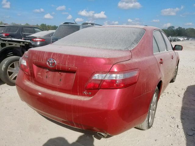 JTNBE46K173036715 - 2007 TOYOTA CAMRY NEW RED photo 4