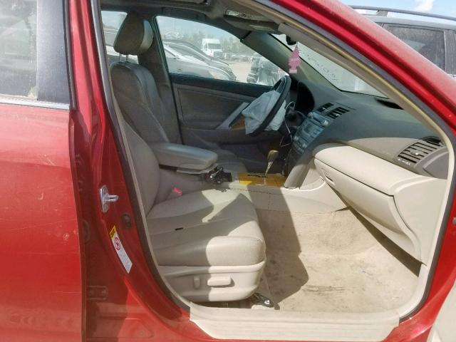 JTNBE46K173036715 - 2007 TOYOTA CAMRY NEW RED photo 5