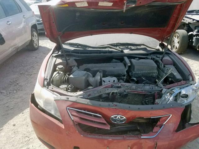 JTNBE46K173036715 - 2007 TOYOTA CAMRY NEW RED photo 7