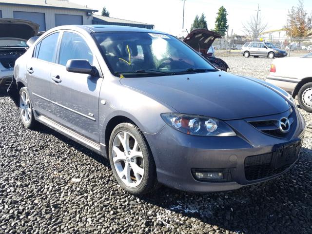 JM1BK323881839878 - 2008 MAZDA 3 S GRAY photo 1