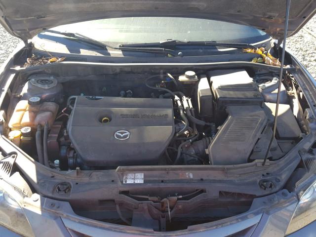 JM1BK323881839878 - 2008 MAZDA 3 S GRAY photo 7