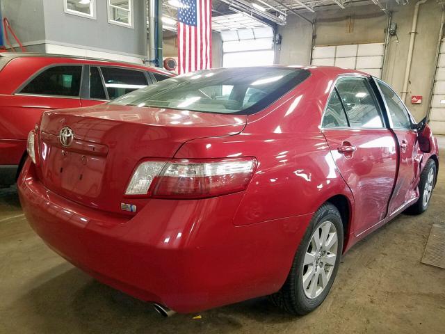 4T1BB46K89U076599 - 2009 TOYOTA CAMRY HYBR RED photo 4