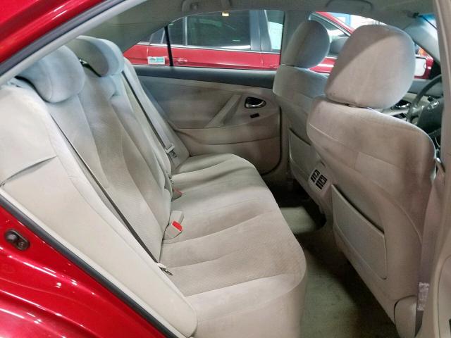 4T1BB46K89U076599 - 2009 TOYOTA CAMRY HYBR RED photo 6