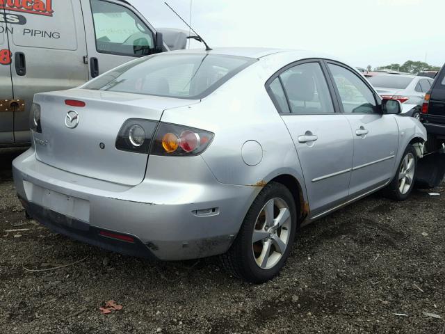 JM1BK323351319972 - 2005 MAZDA 3 S SILVER photo 4