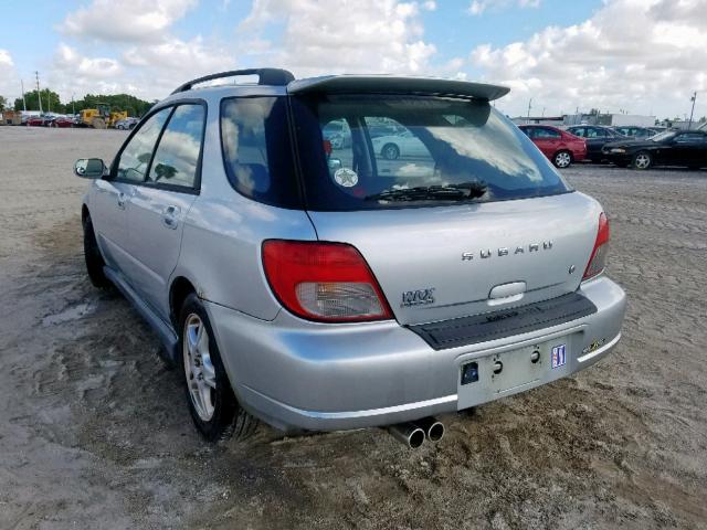 JF1GG29652H804978 - 2002 SUBARU IMPREZA WR SILVER photo 3