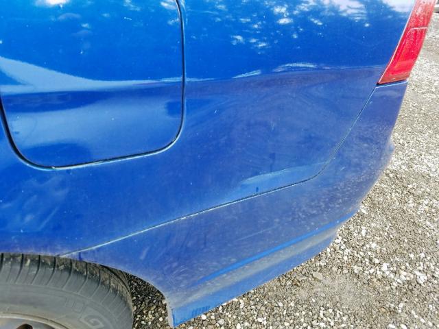 1HGES16364L005216 - 2004 HONDA CIVIC DX V BLUE photo 9