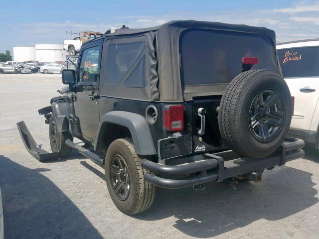 1C4AJWAG4DL588473 - 2013 JEEP WRANGLER S BLACK photo 3