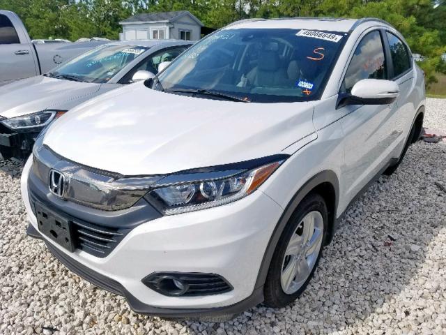 3CZRU5H76KM700688 - 2019 HONDA HR-V EXL WHITE photo 2