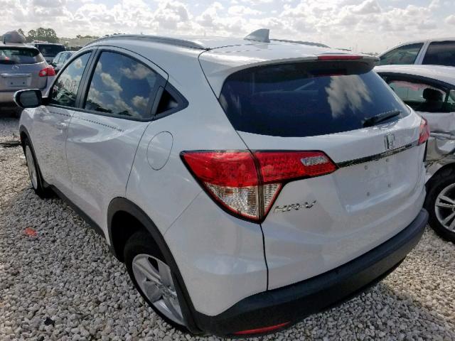 3CZRU5H76KM700688 - 2019 HONDA HR-V EXL WHITE photo 3