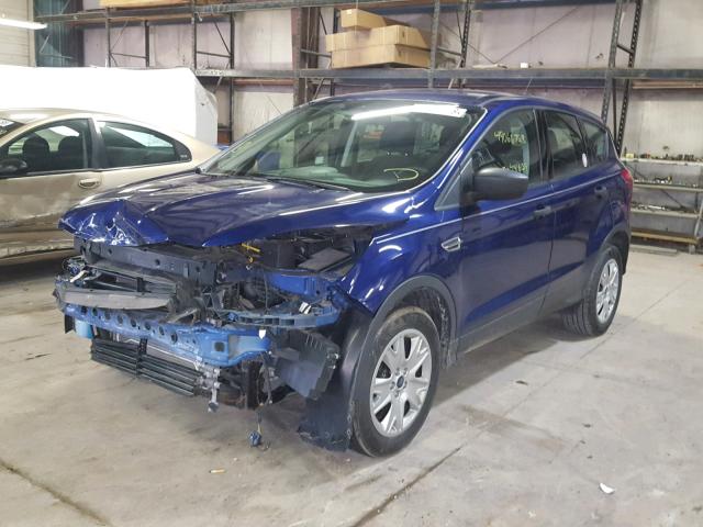 1FMCU0F76DUB91813 - 2013 FORD ESCAPE S BLUE photo 2