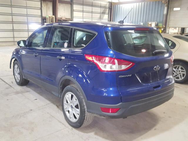 1FMCU0F76DUB91813 - 2013 FORD ESCAPE S BLUE photo 3