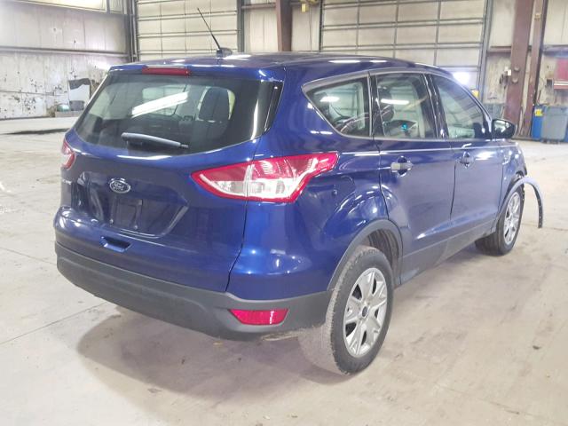 1FMCU0F76DUB91813 - 2013 FORD ESCAPE S BLUE photo 4