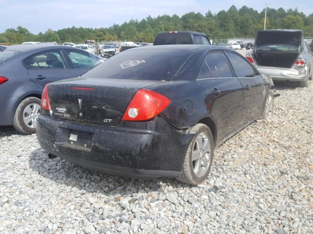 1G2ZH57N984101996 - 2008 PONTIAC G6 GT BLACK photo 4