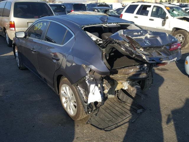 19UDE2F75HA005477 - 2017 ACURA ILX PREMIU GRAY photo 3