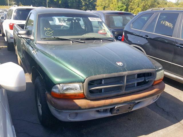 1B7FL26X41S315567 - 2001 DODGE DAKOTA GREEN photo 1