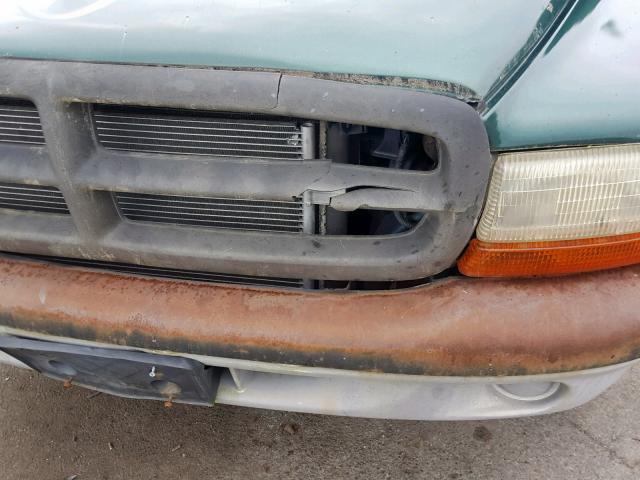 1B7FL26X41S315567 - 2001 DODGE DAKOTA GREEN photo 9