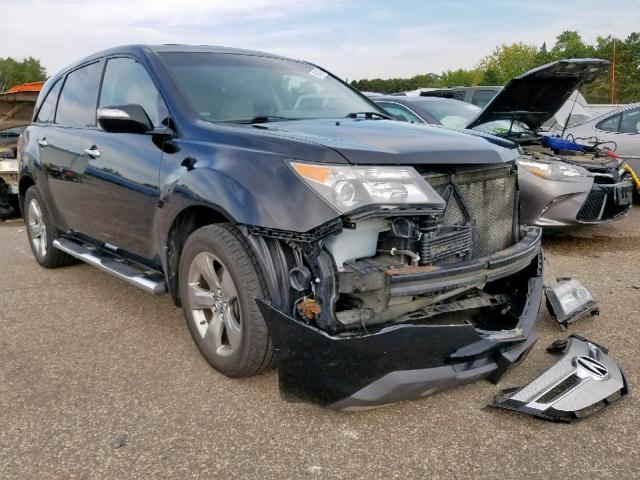 2HNYD28779H502978 - 2009 ACURA MDX SPORT BLACK photo 1