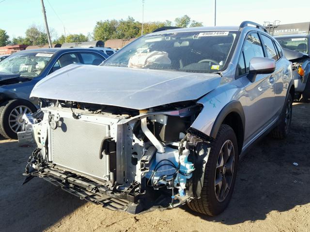 JF2GTADC4JH317445 - 2018 SUBARU CROSSTREK SILVER photo 2