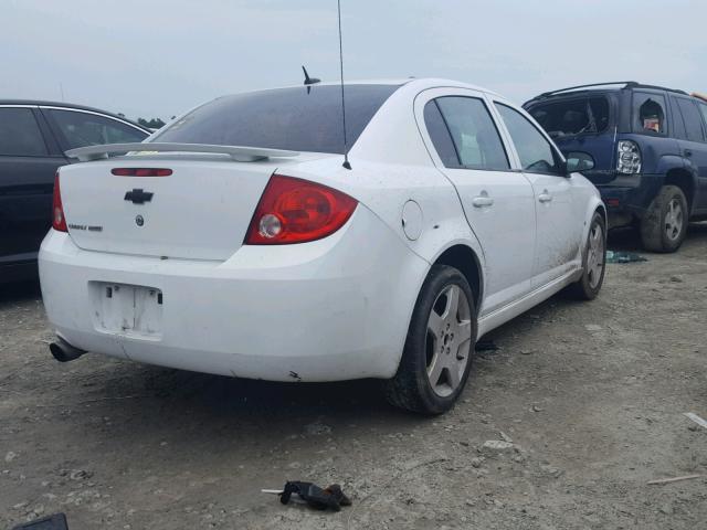 1G1AM58B587141511 - 2008 CHEVROLET COBALT SPO WHITE photo 4