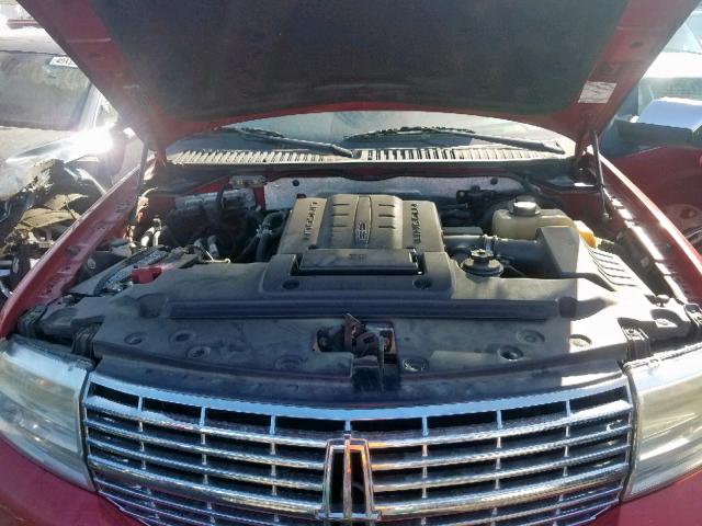 5LMFL28547LJ12475 - 2007 LINCOLN NAVIGATOR RED photo 7