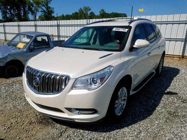 5GAKRAKD6FJ189696 - 2015 BUICK ENCLAVE WHITE photo 2