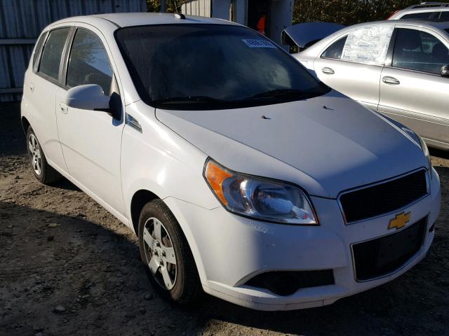 KL1TD6DE1AB049148 - 2010 CHEVROLET AVEO LS WHITE photo 1