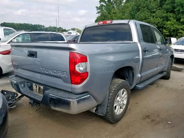 5TFDW5F13EX376154 - 2014 TOYOTA TUNDRA CRE SILVER photo 4